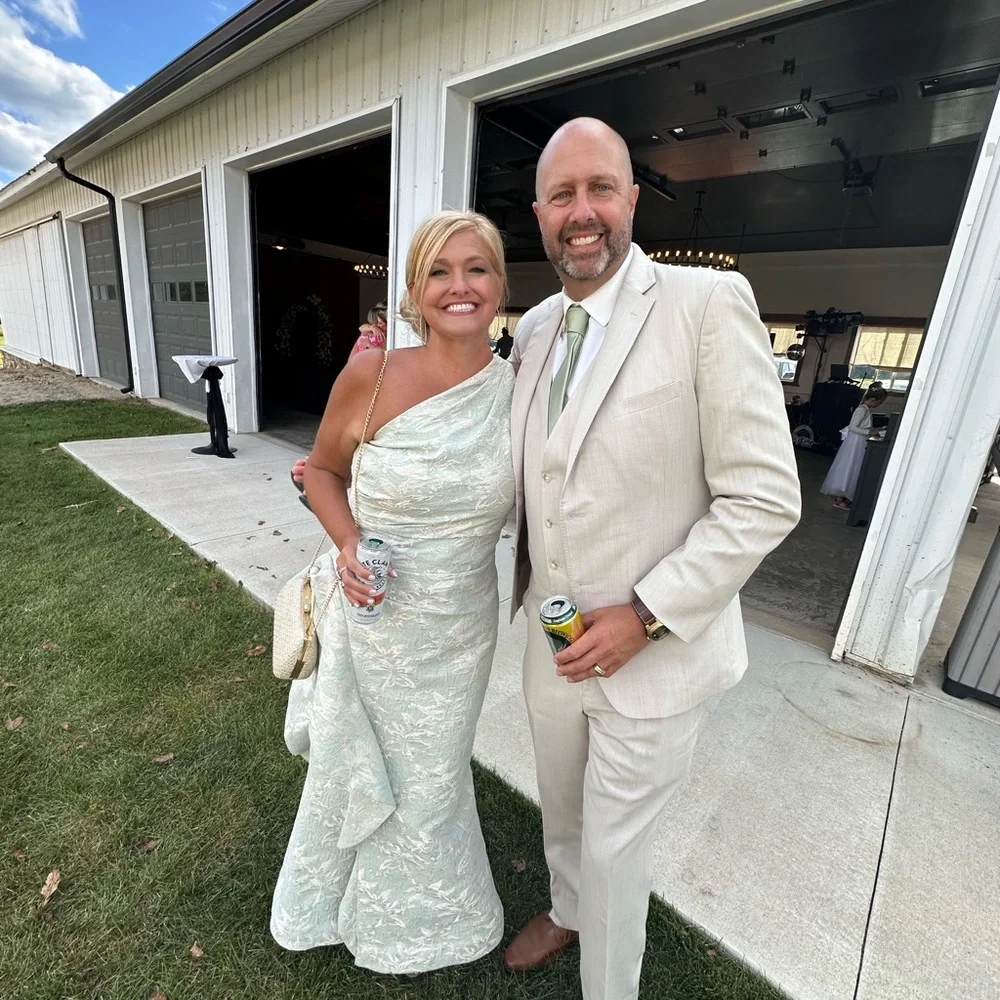 Teri Jon One-Shoulder Long Dress - Picture 6 of 9